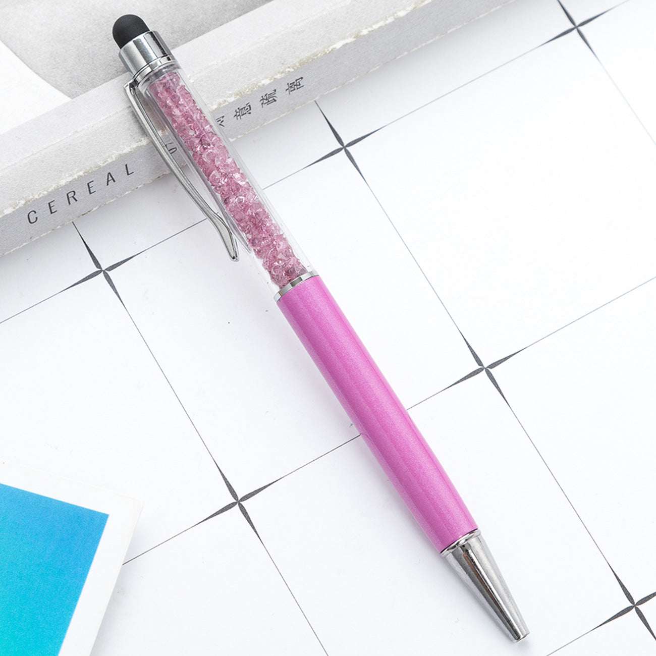 Crystal ballpoint pen diamond capacitive pen