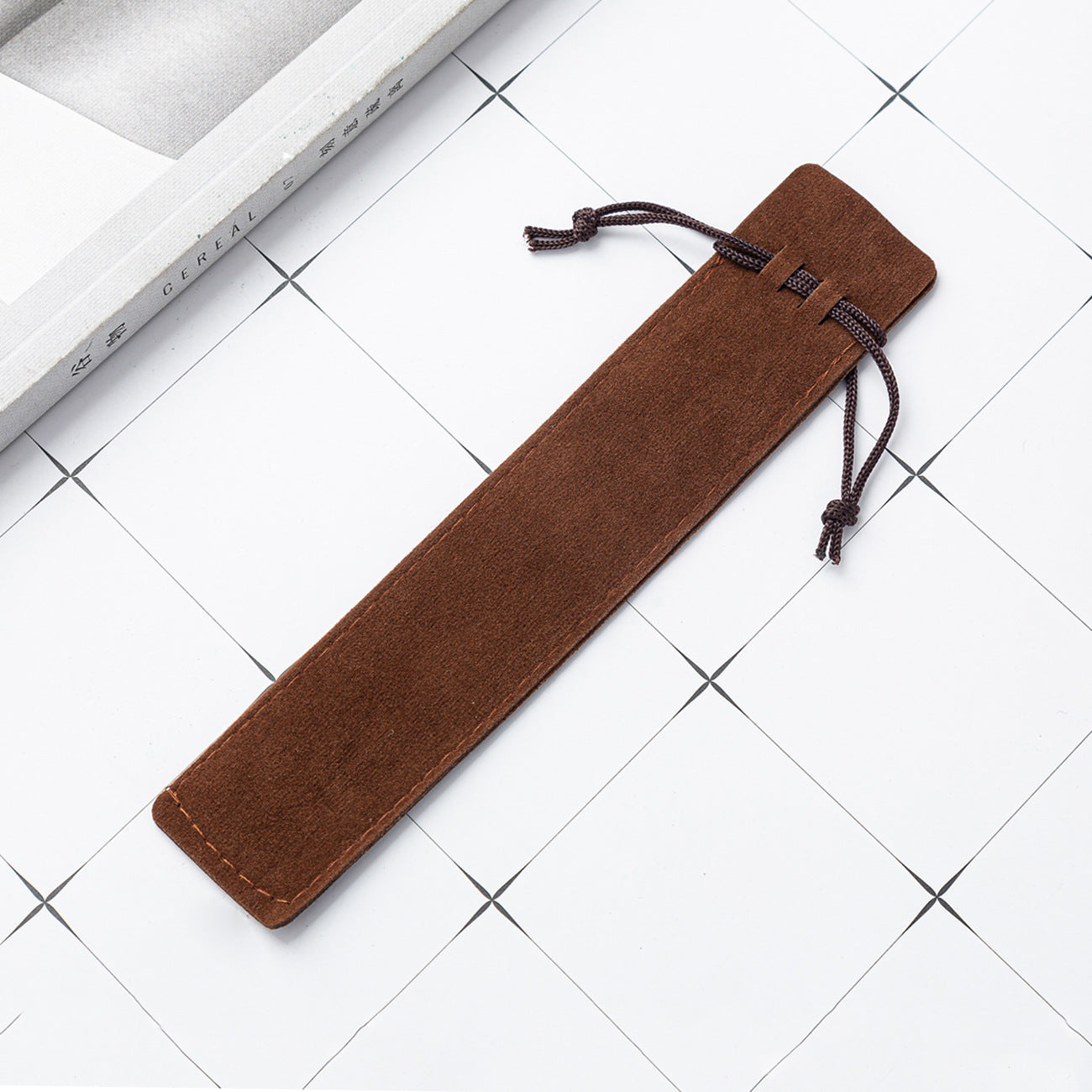Crystal pen flannel pencil case