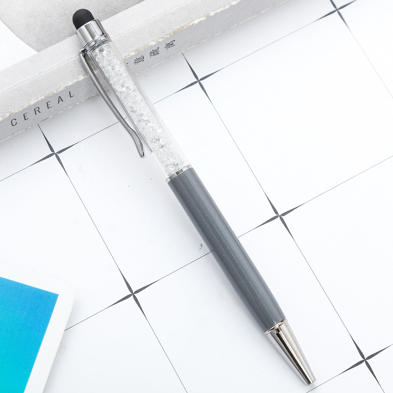 Crystal ballpoint pen diamond capacitive pen