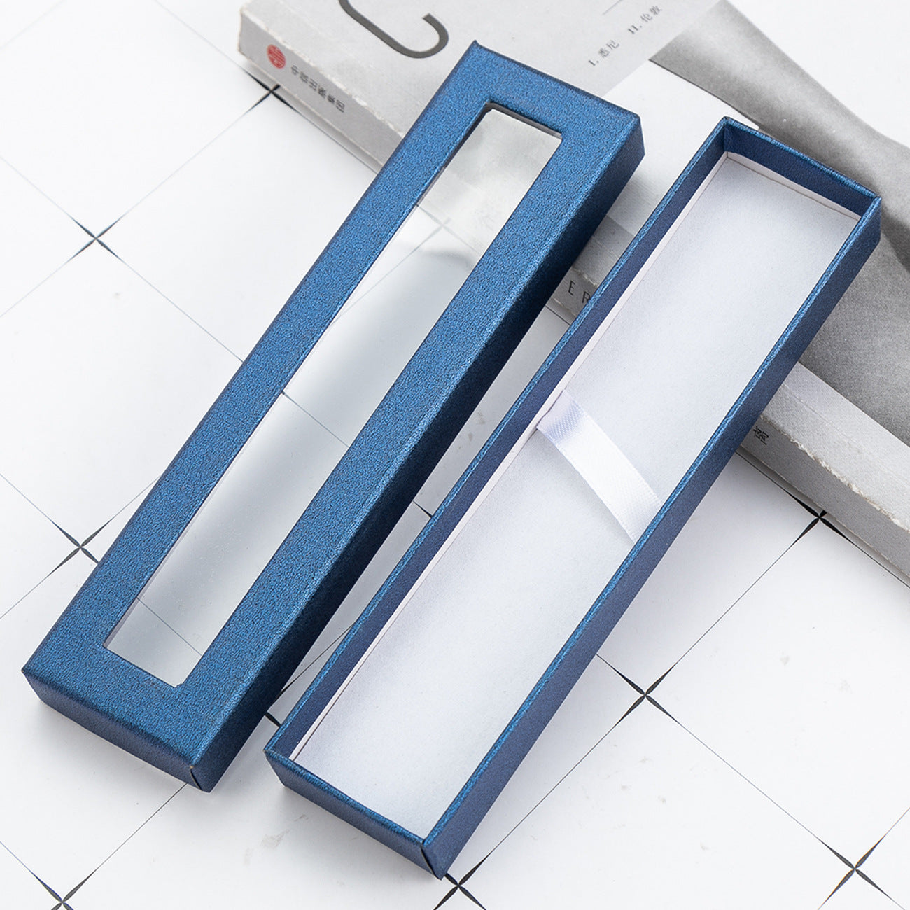 Pencil case creative transparent window paper packaging (5pcs)