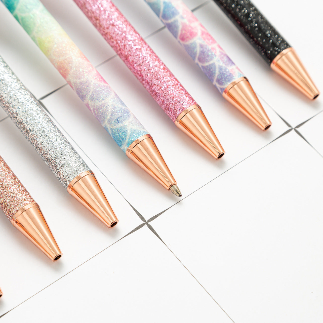 Push pen spot wholesale ballpoint pen 5pcs