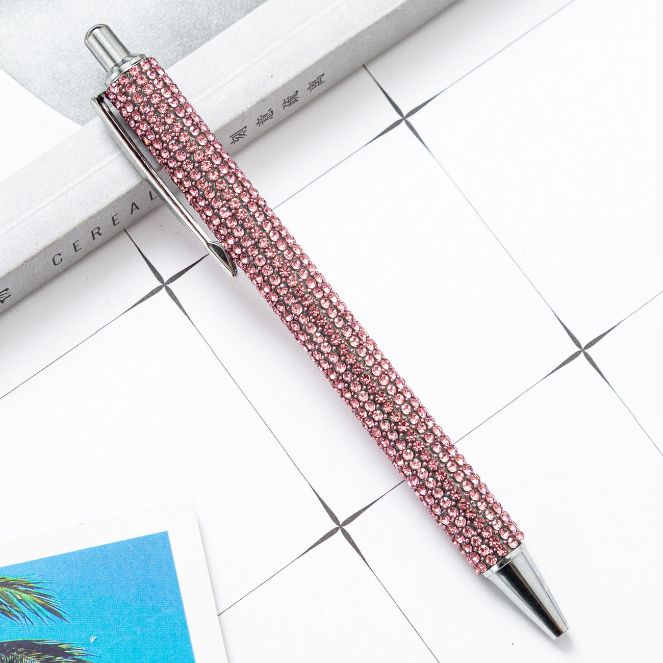 Press the rhinestone foreskin and press the pen (3pcs)