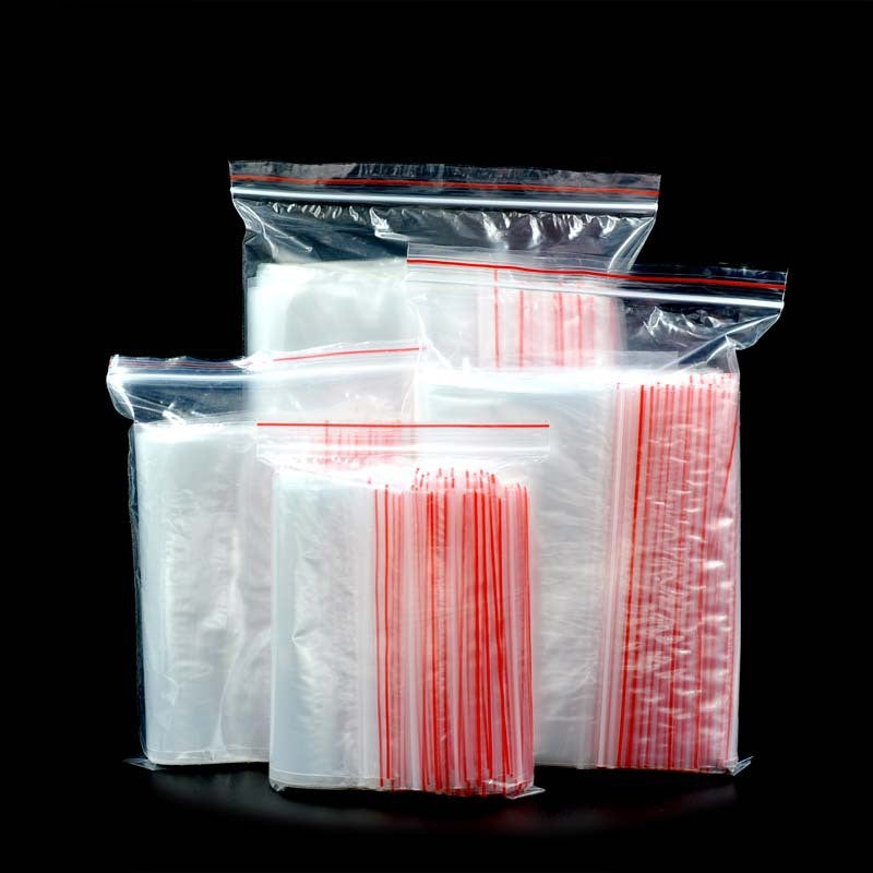Self-sealing bag Transparent PE sealed bag Thickened