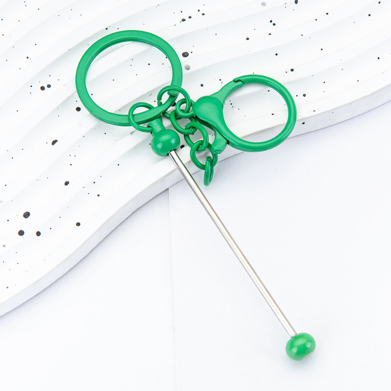 Gradual change Colored metal keychain