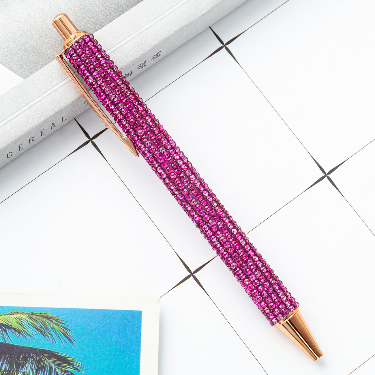 Press the rhinestone foreskin and press the pen (3pcs)