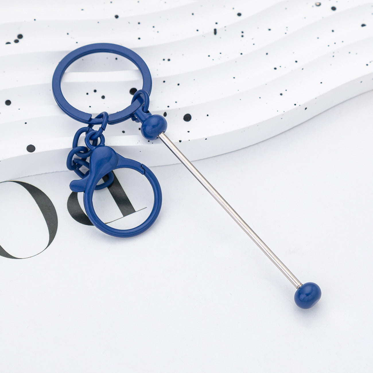Gradual change Colored metal keychain