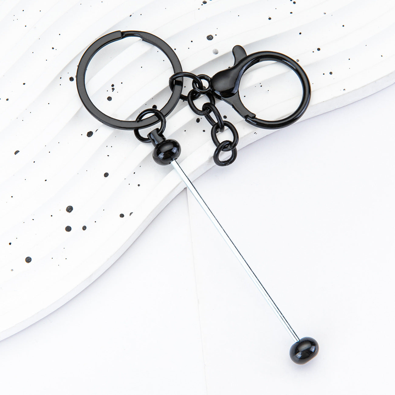 Gradual change Colored metal keychain