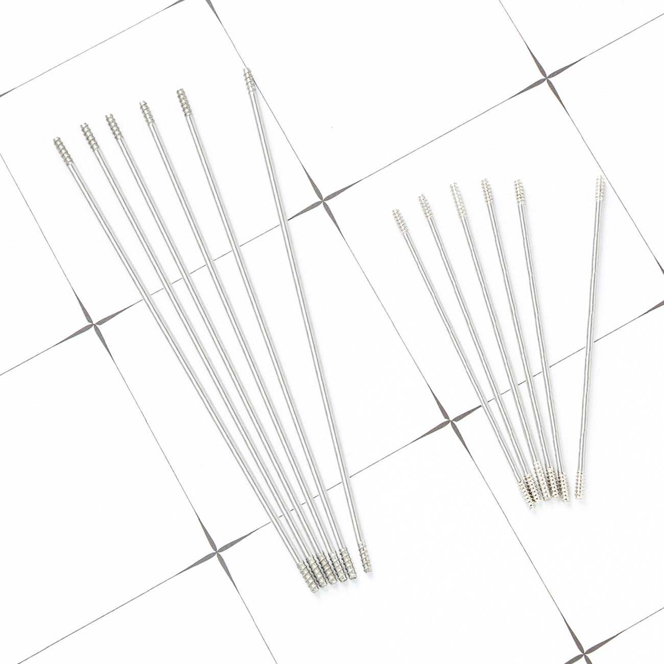 Extended stainless steel rod for bead pen