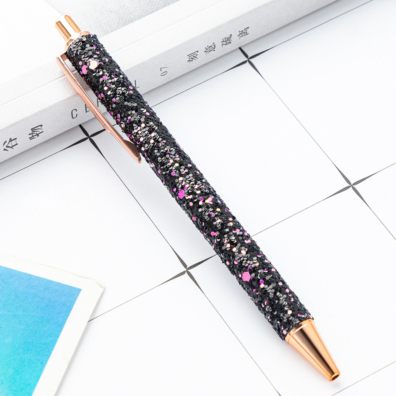 Push pen spot wholesale ballpoint pen 5pcs