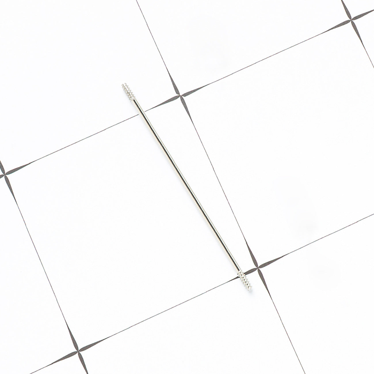 Extended stainless steel rod for bead pen