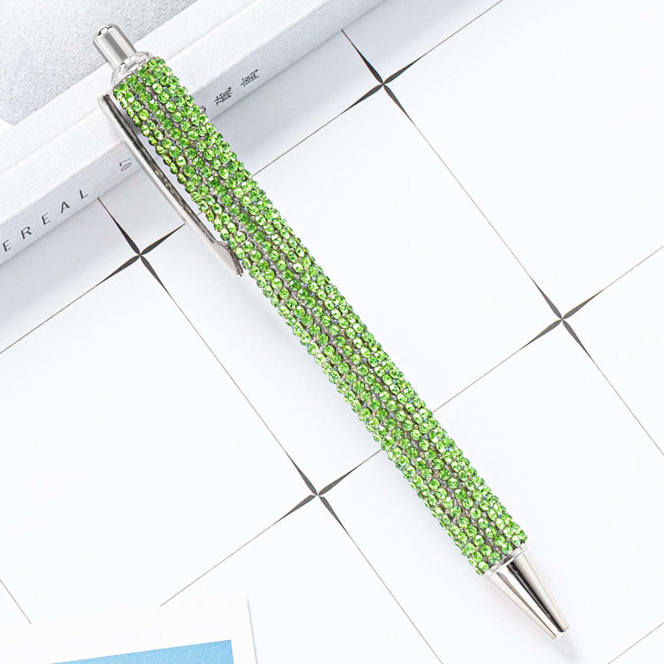 Press the rhinestone foreskin and press the pen (3pcs)