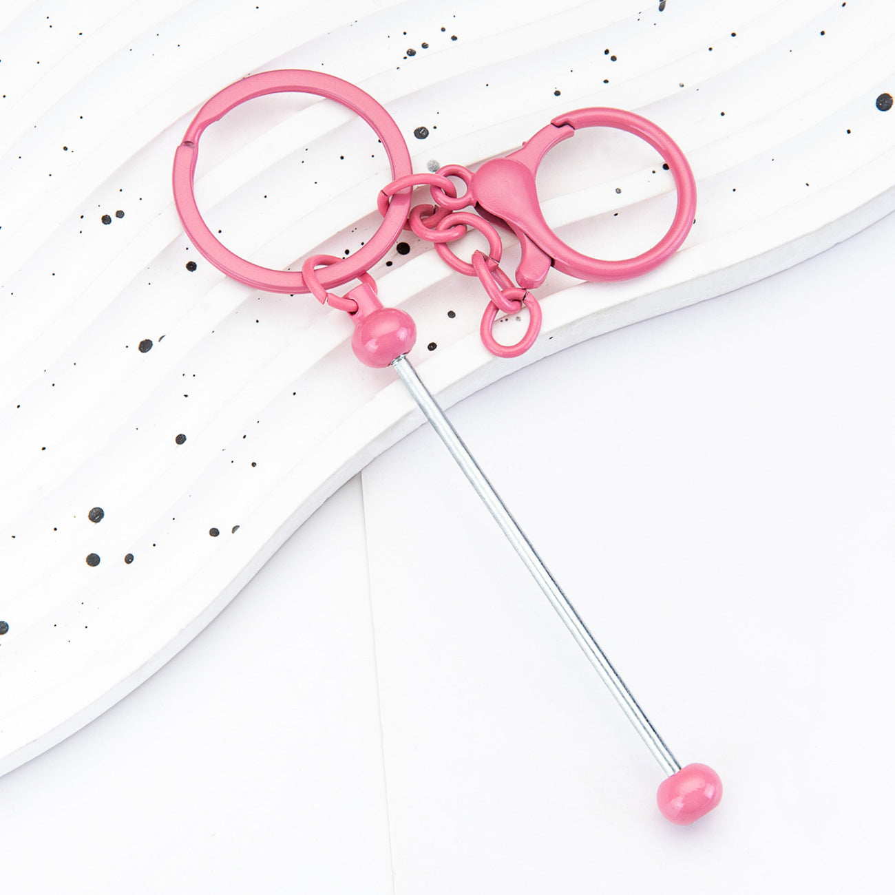 Gradual change Colored metal keychain