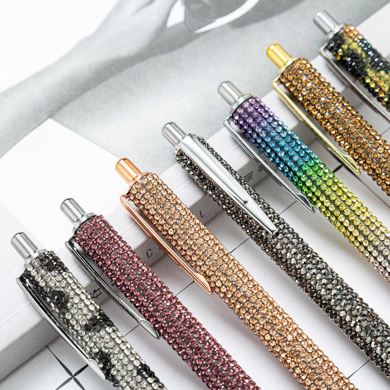Press the rhinestone foreskin and press the pen (3pcs)