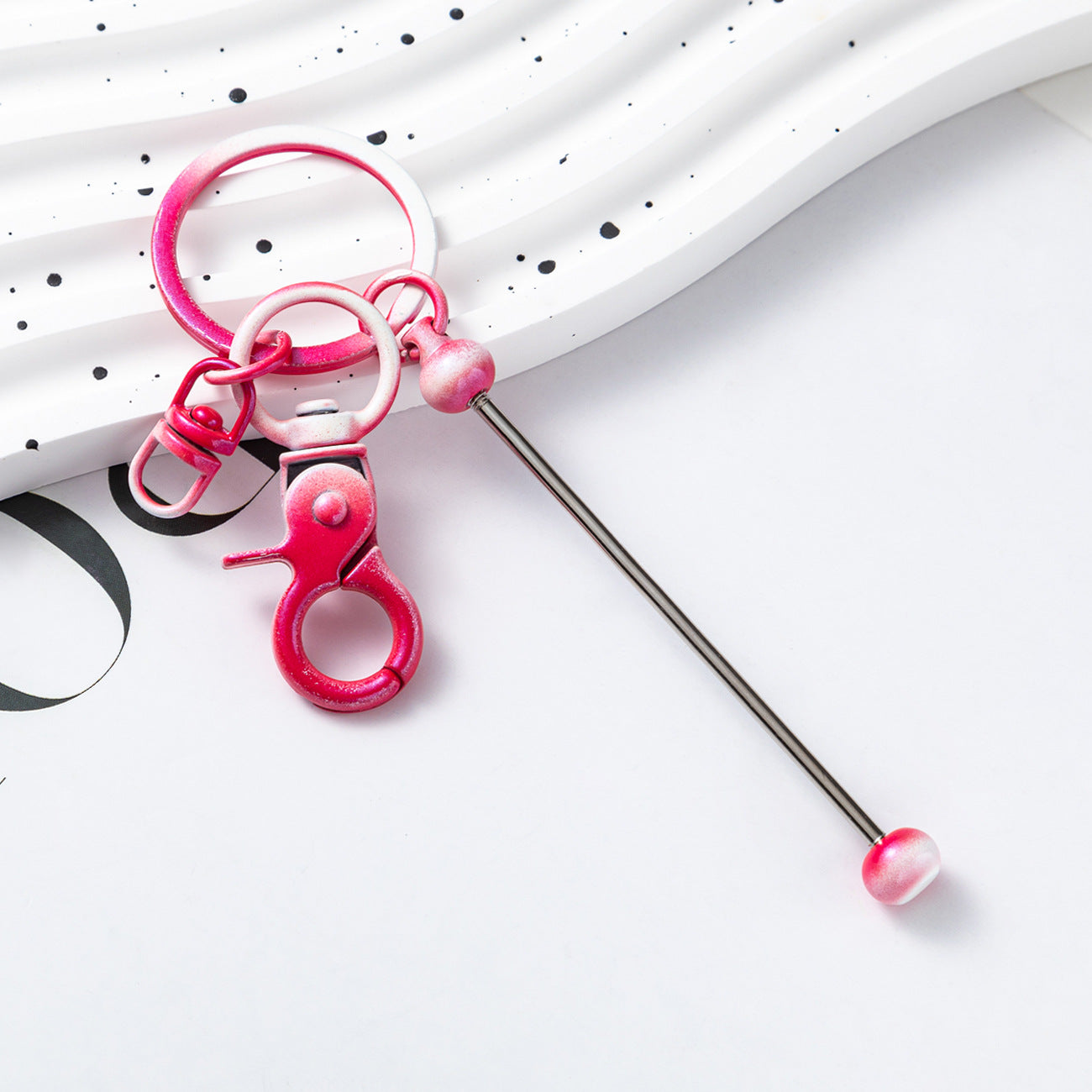 DIY beaded keychain (5pcs)
