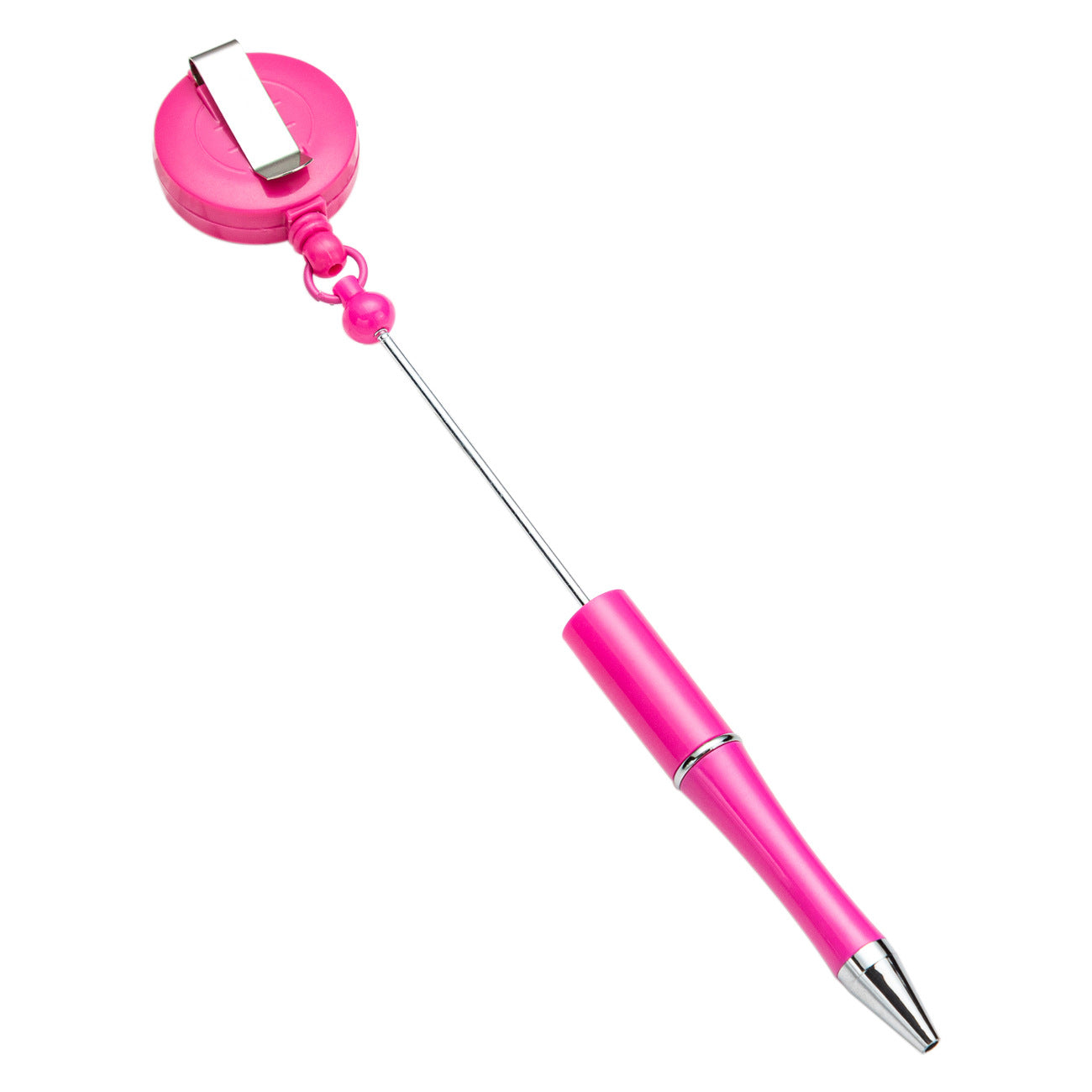 Easy-pull button bead pen