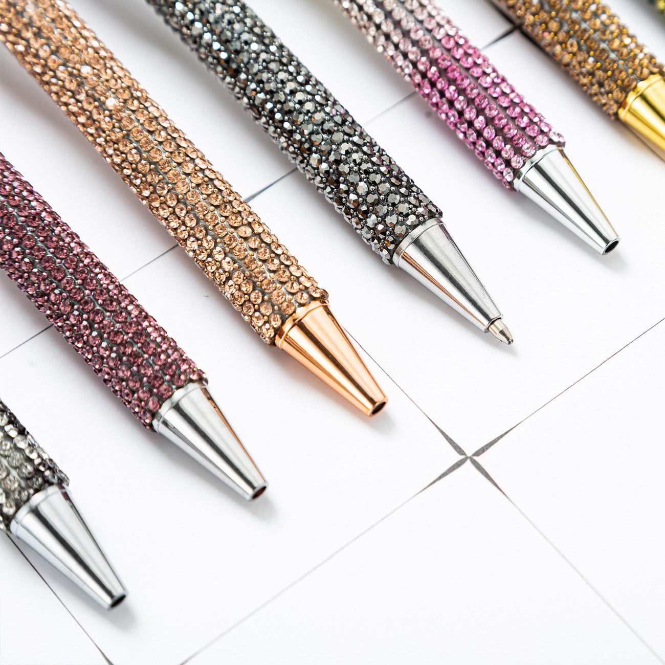 Press the rhinestone foreskin and press the pen (3pcs)
