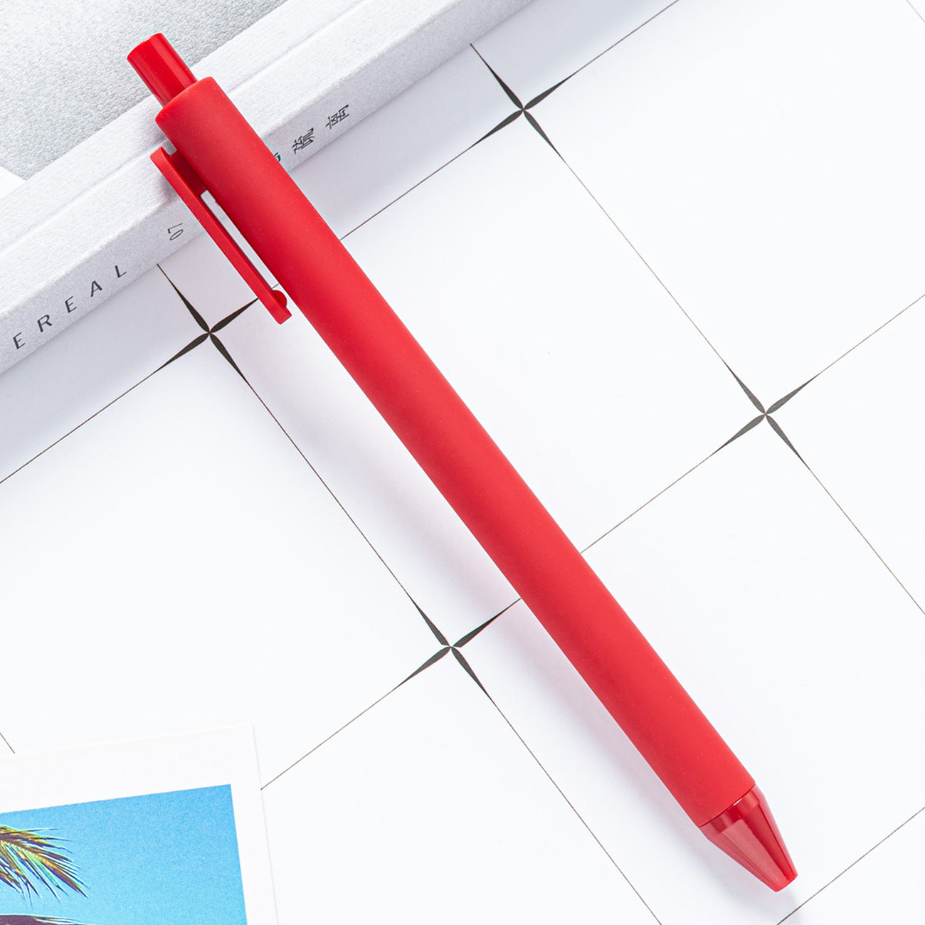 Press the plastic pen to print the logo creative candy, wholesale