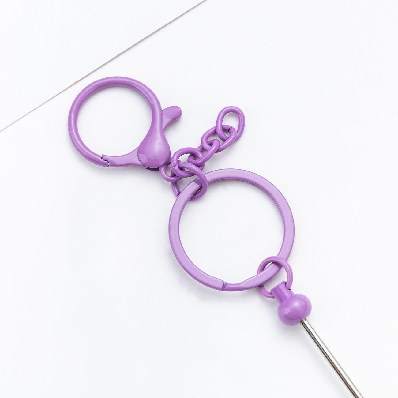 Gradual change Colored metal keychain
