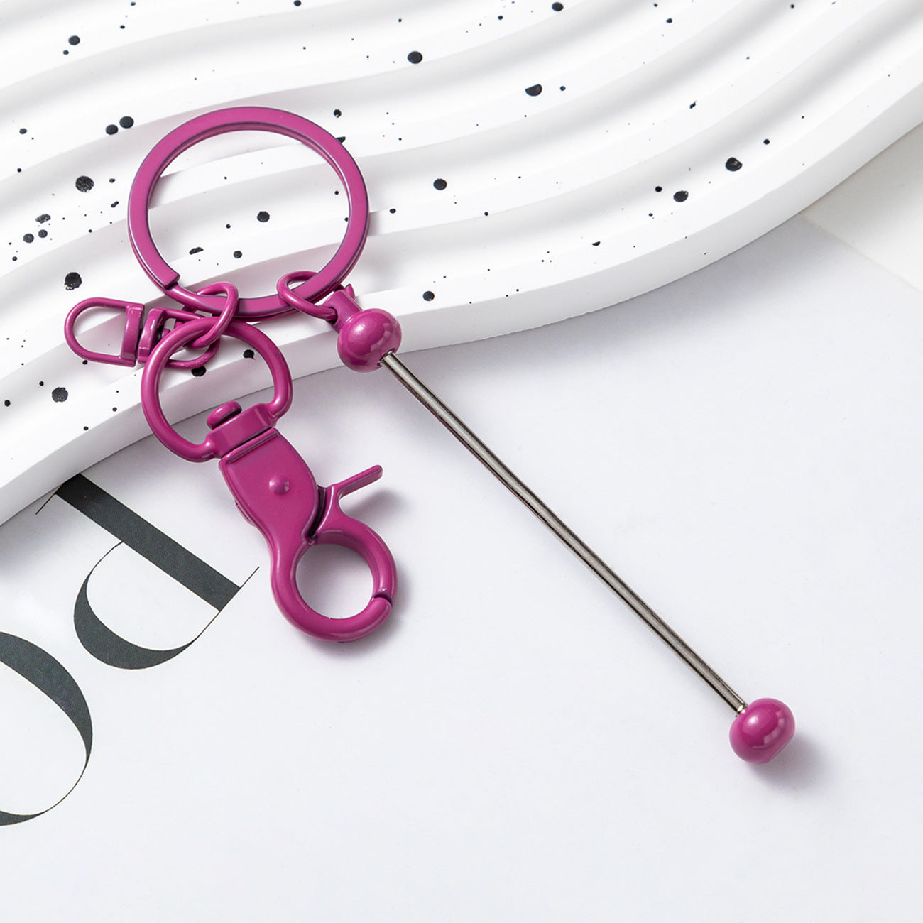 DIY beaded keychain (5pcs)