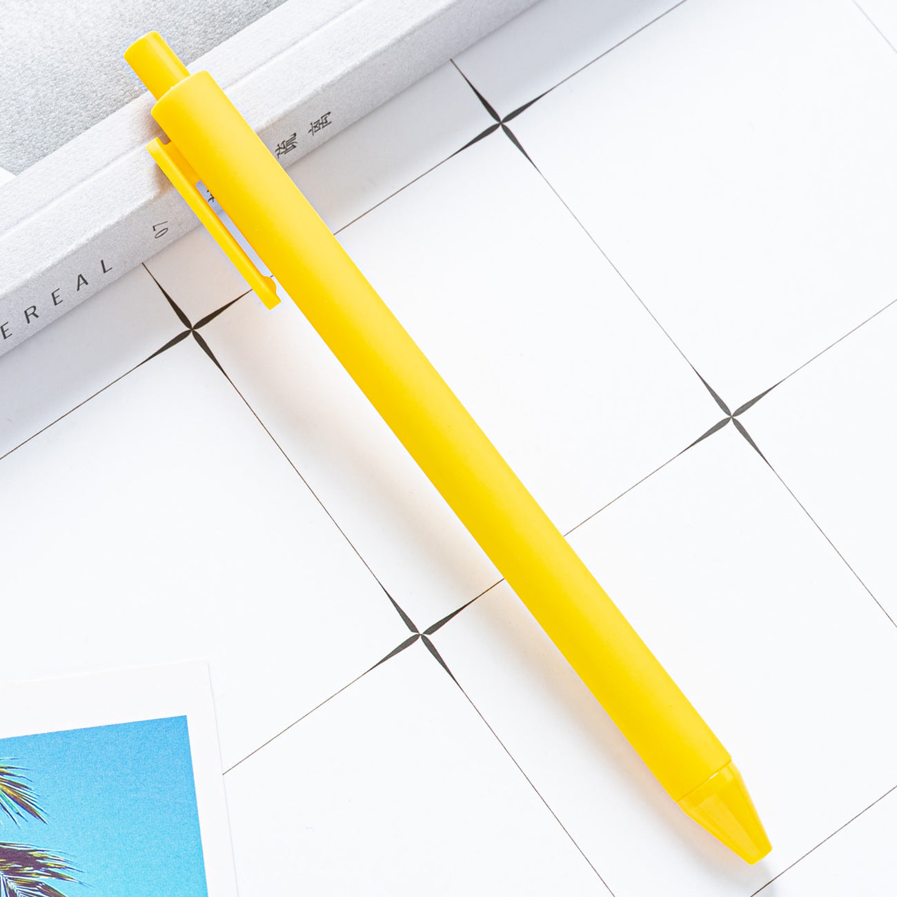 Press the plastic pen to print the logo creative candy, wholesale