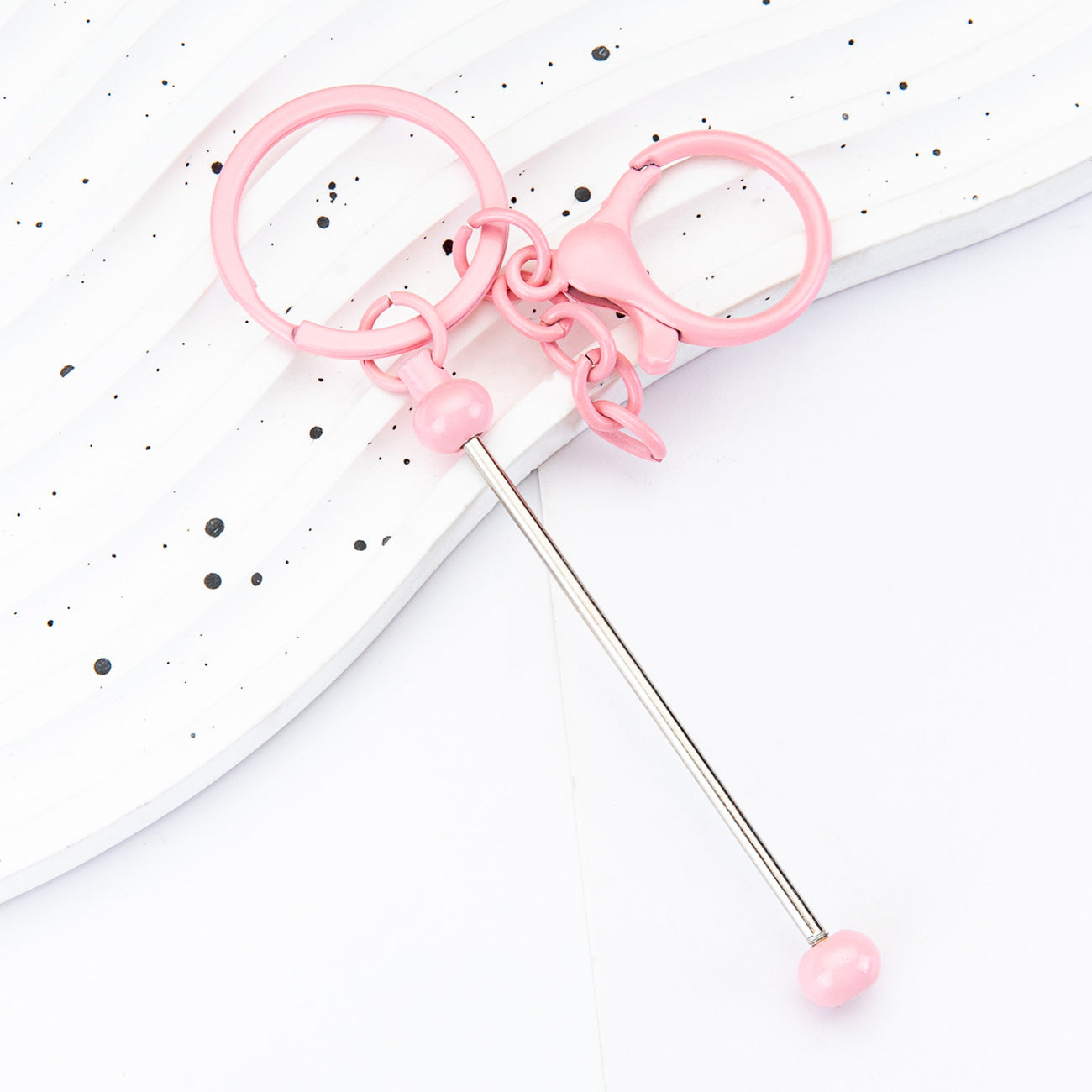 Gradual change Colored metal keychain