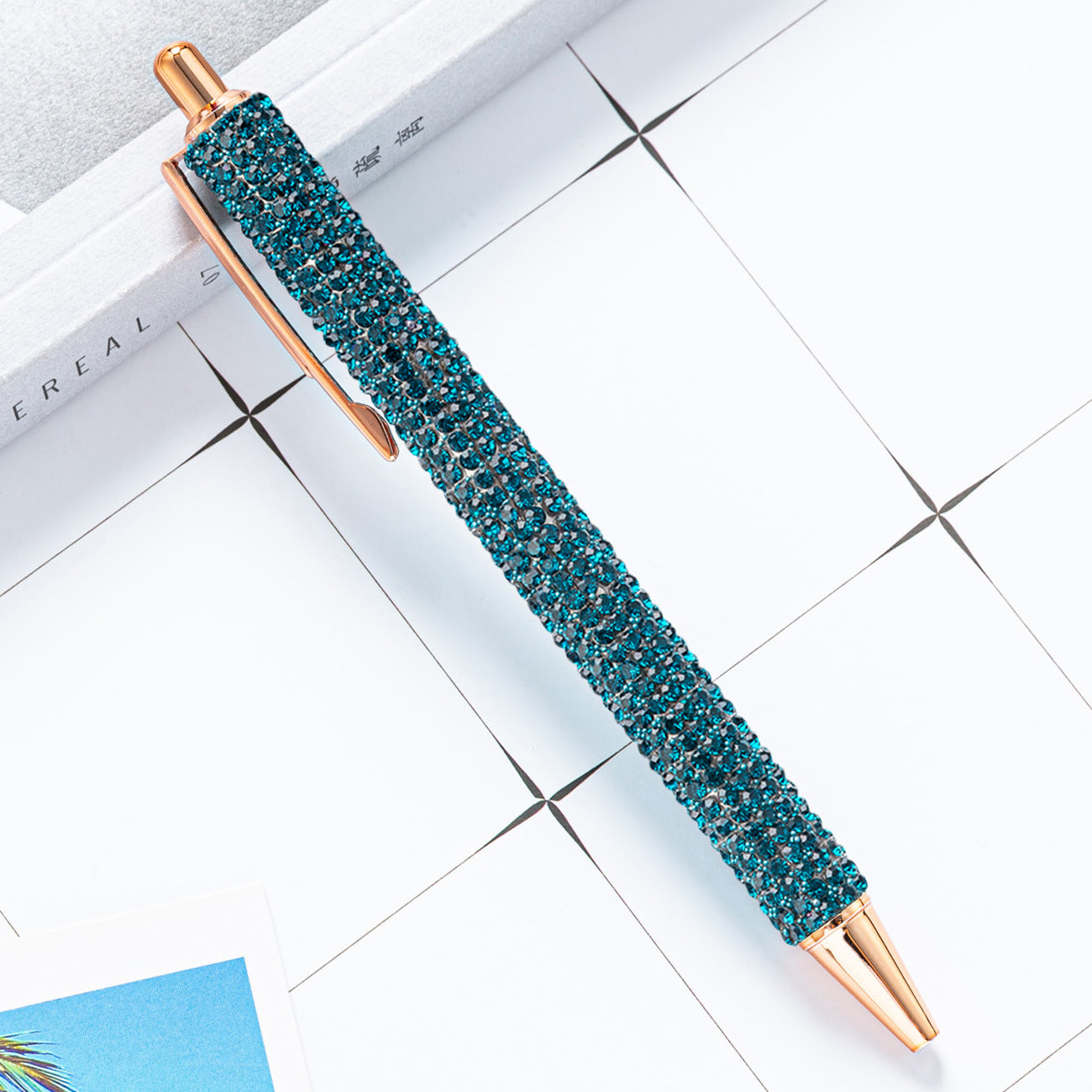 Press the rhinestone foreskin and press the pen (3pcs)