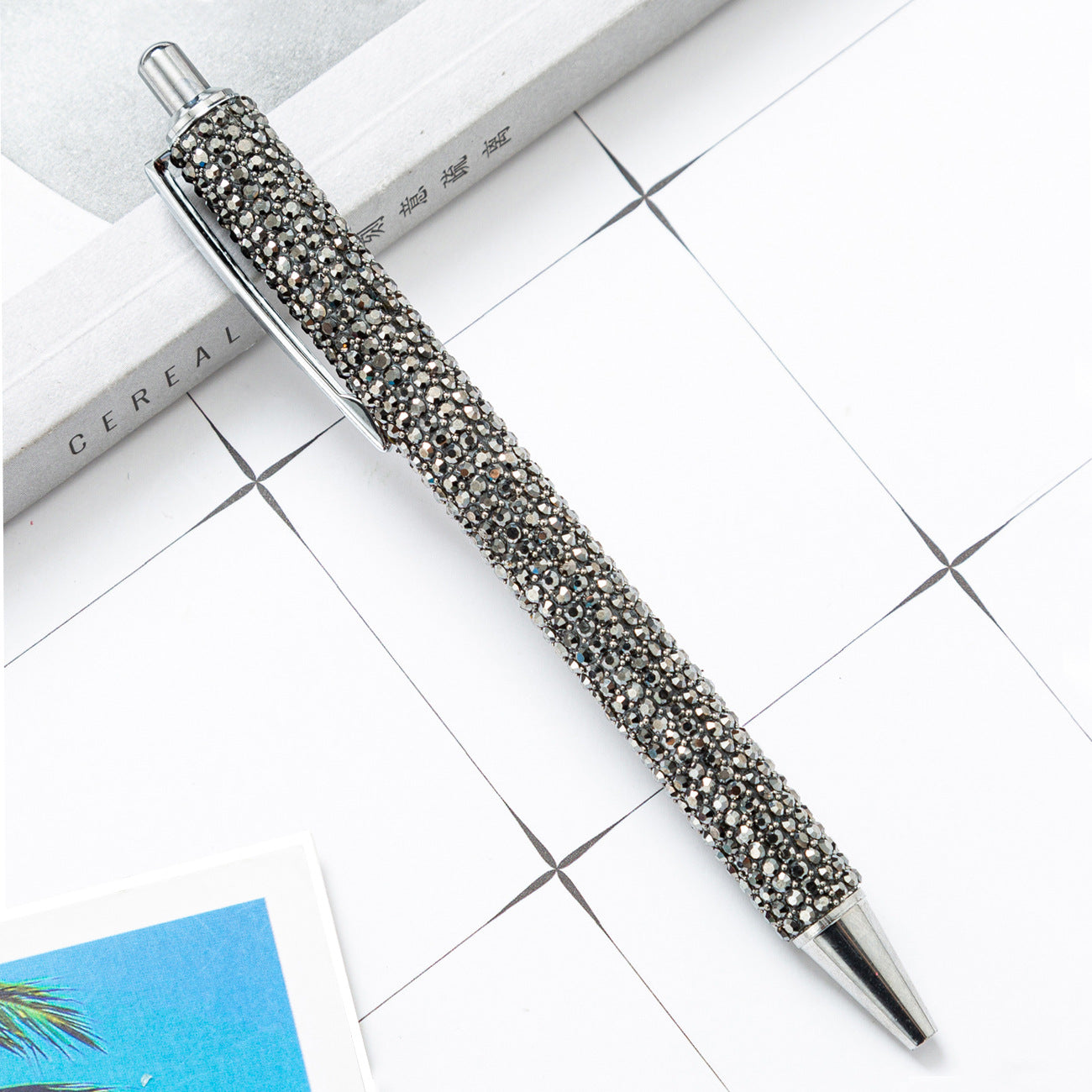 Press the rhinestone foreskin and press the pen (3pcs)