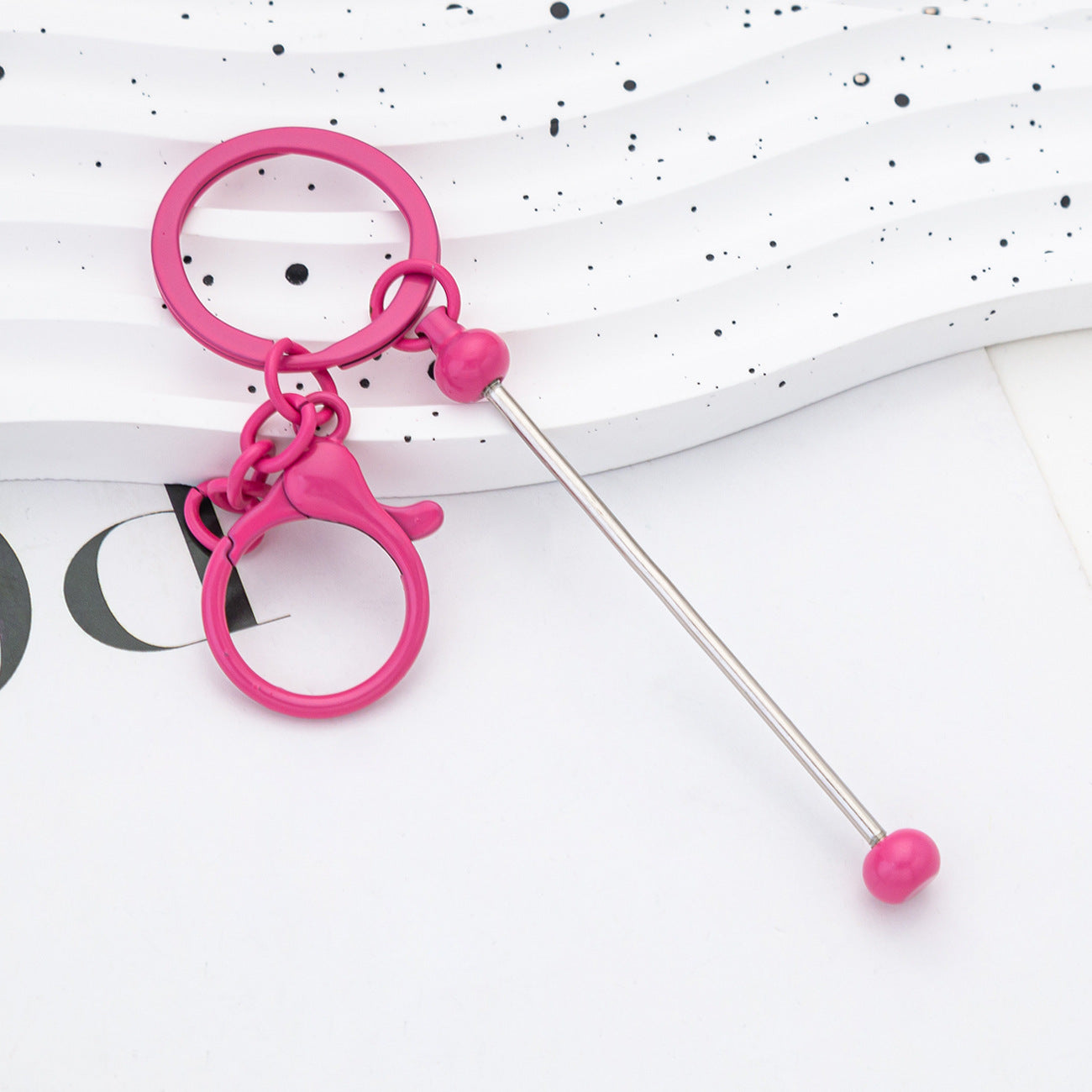 Gradual change Colored metal keychain