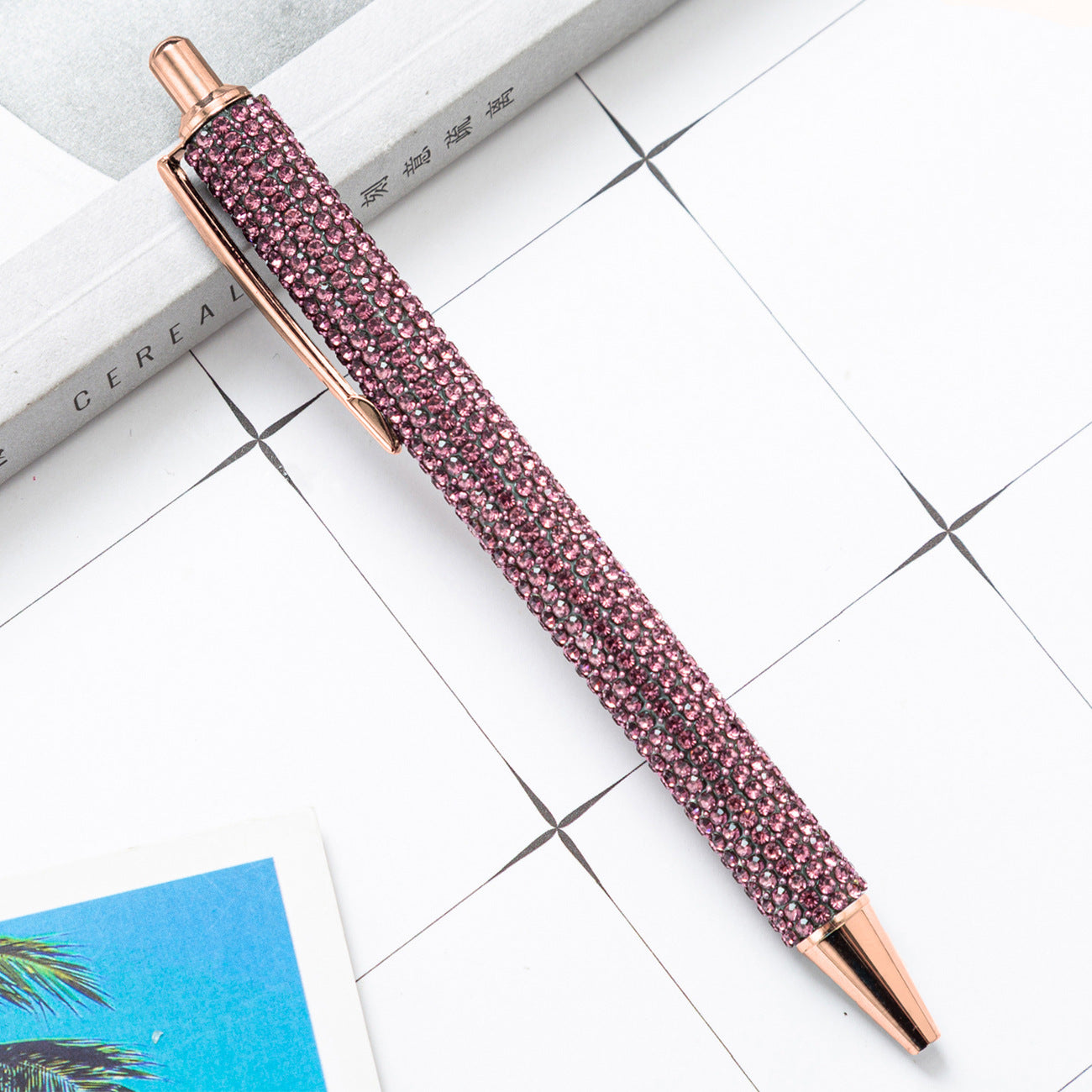 Press the rhinestone foreskin and press the pen (3pcs)