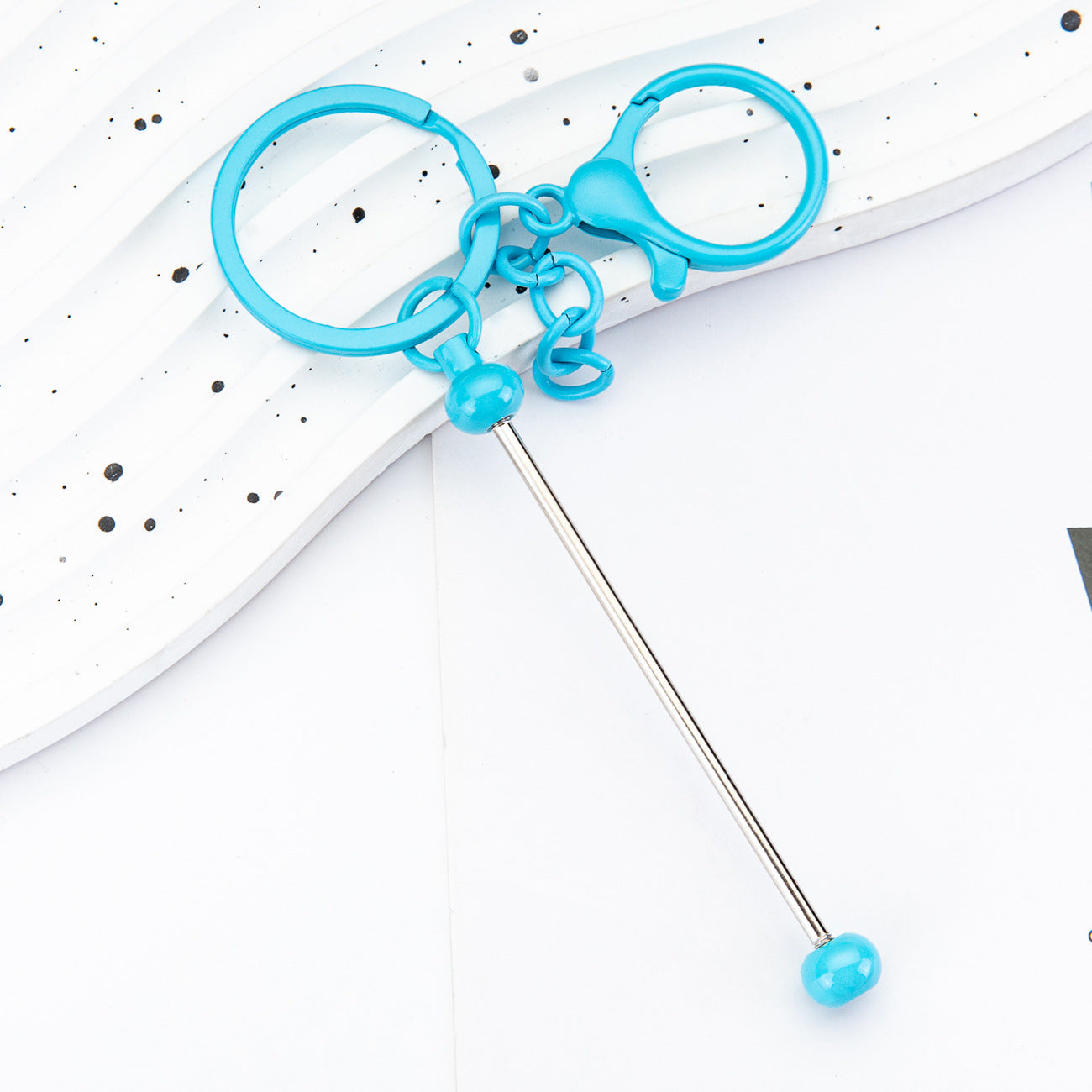 Gradual change Colored metal keychain