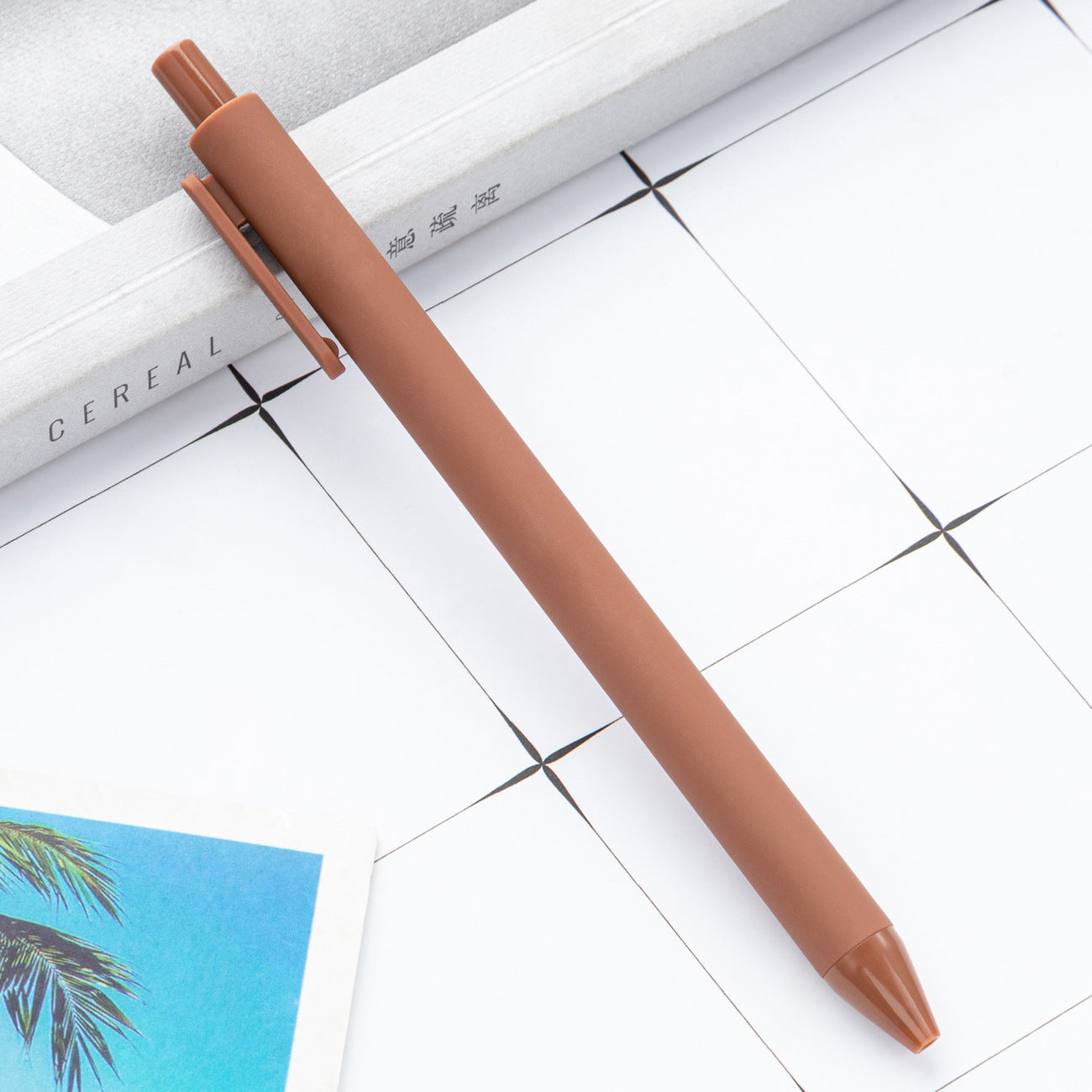Press the plastic pen to print the logo creative candy, wholesale