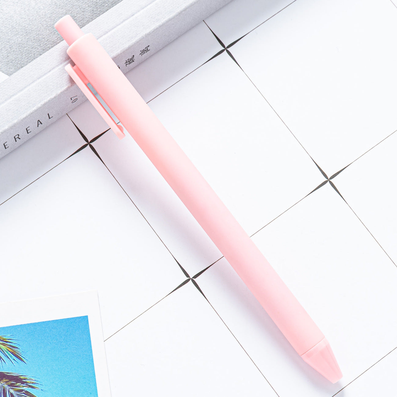 Press the plastic pen to print the logo creative candy, wholesale