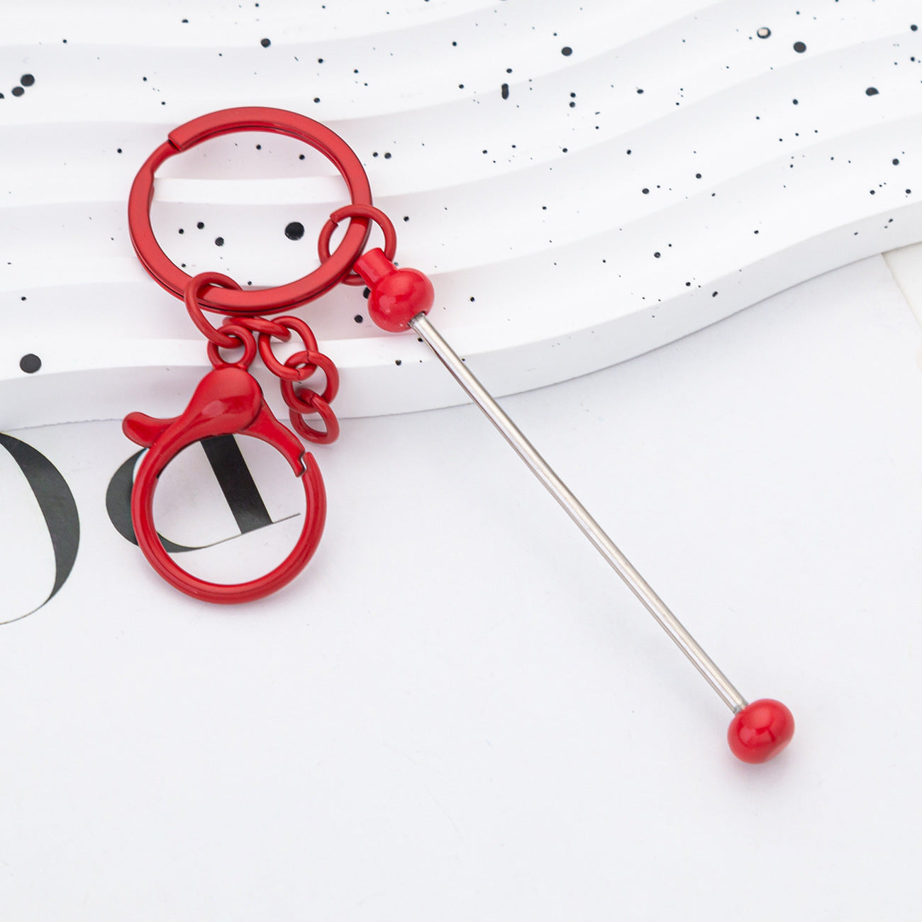 Gradual change Colored metal keychain