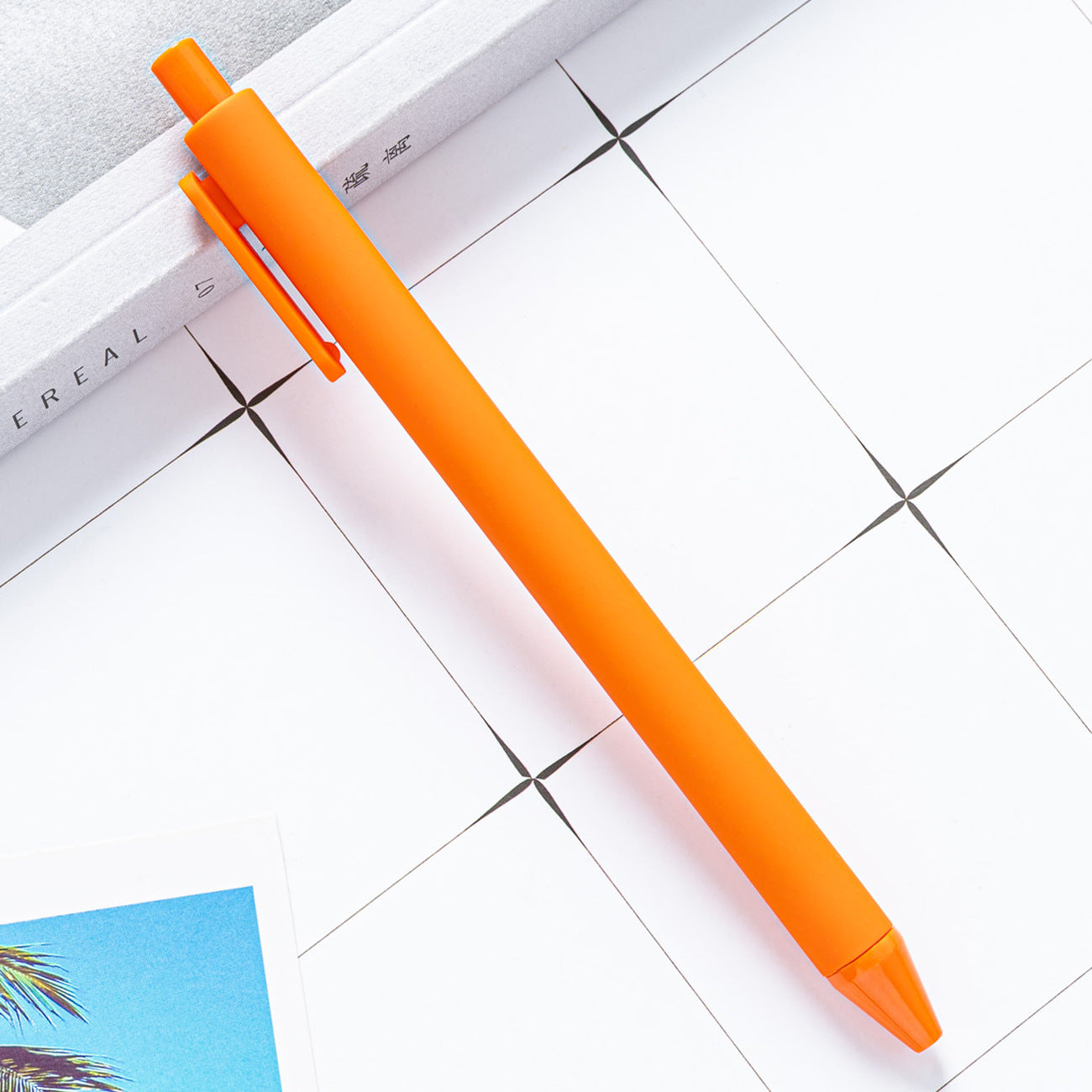 Press the plastic pen to print the logo creative candy, wholesale