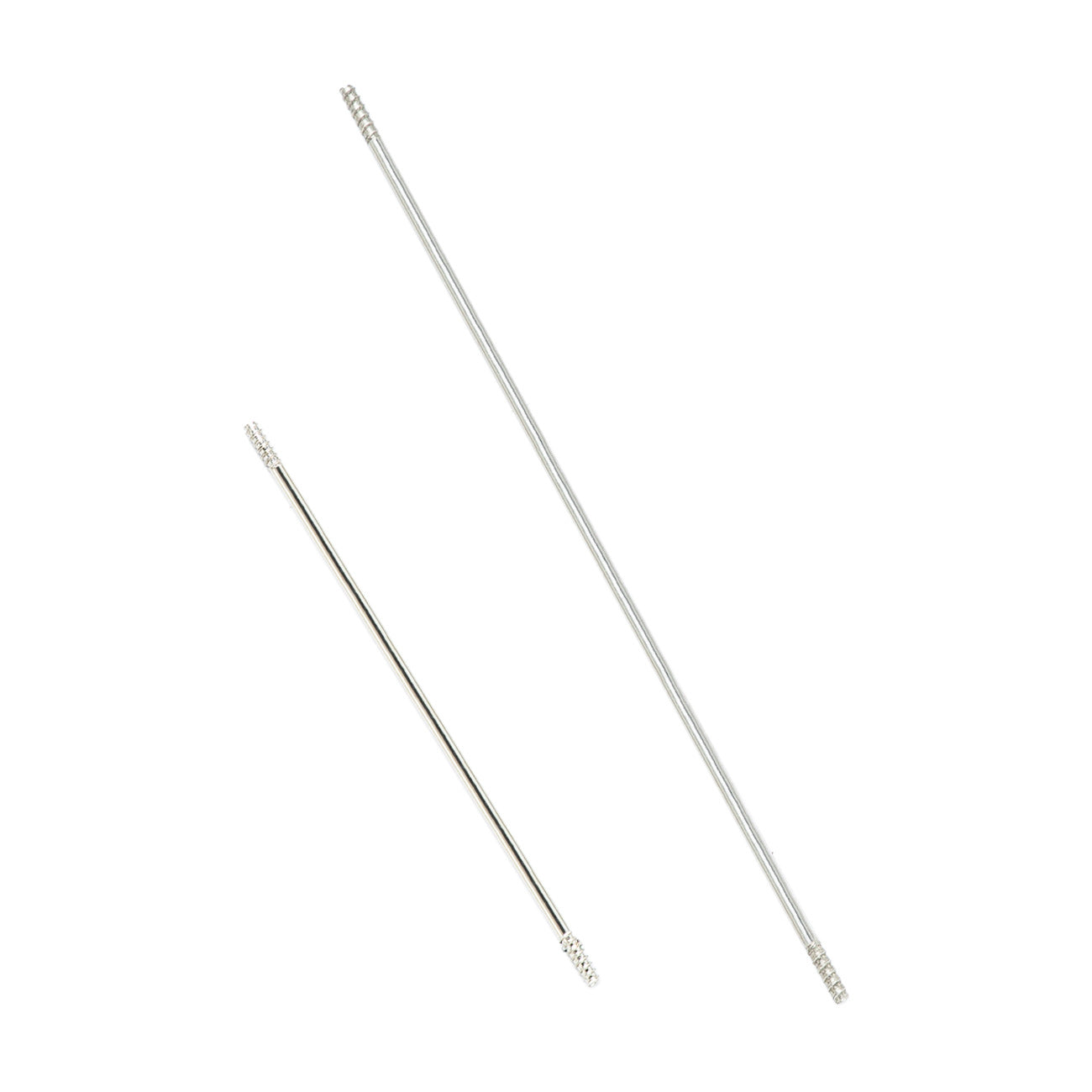 Extended stainless steel rod for bead pen