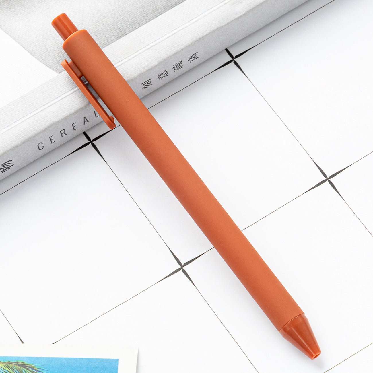 Press the plastic pen to print the logo creative candy, wholesale