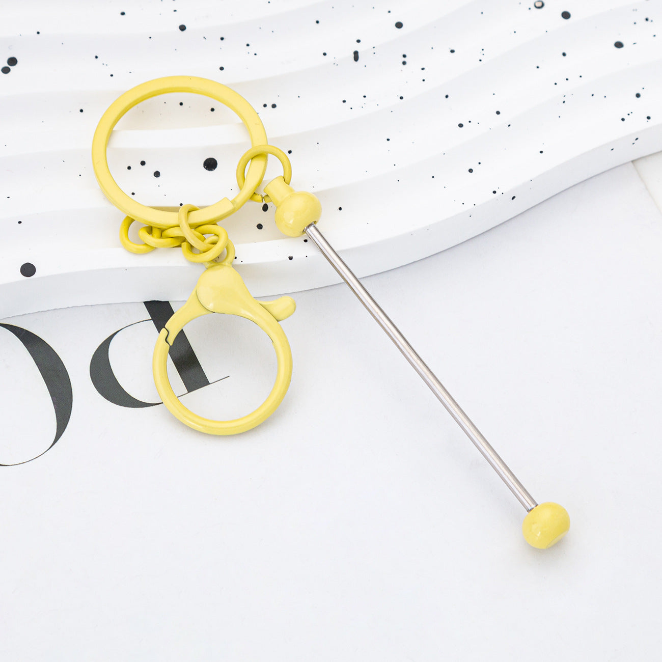 Gradual change Colored metal keychain
