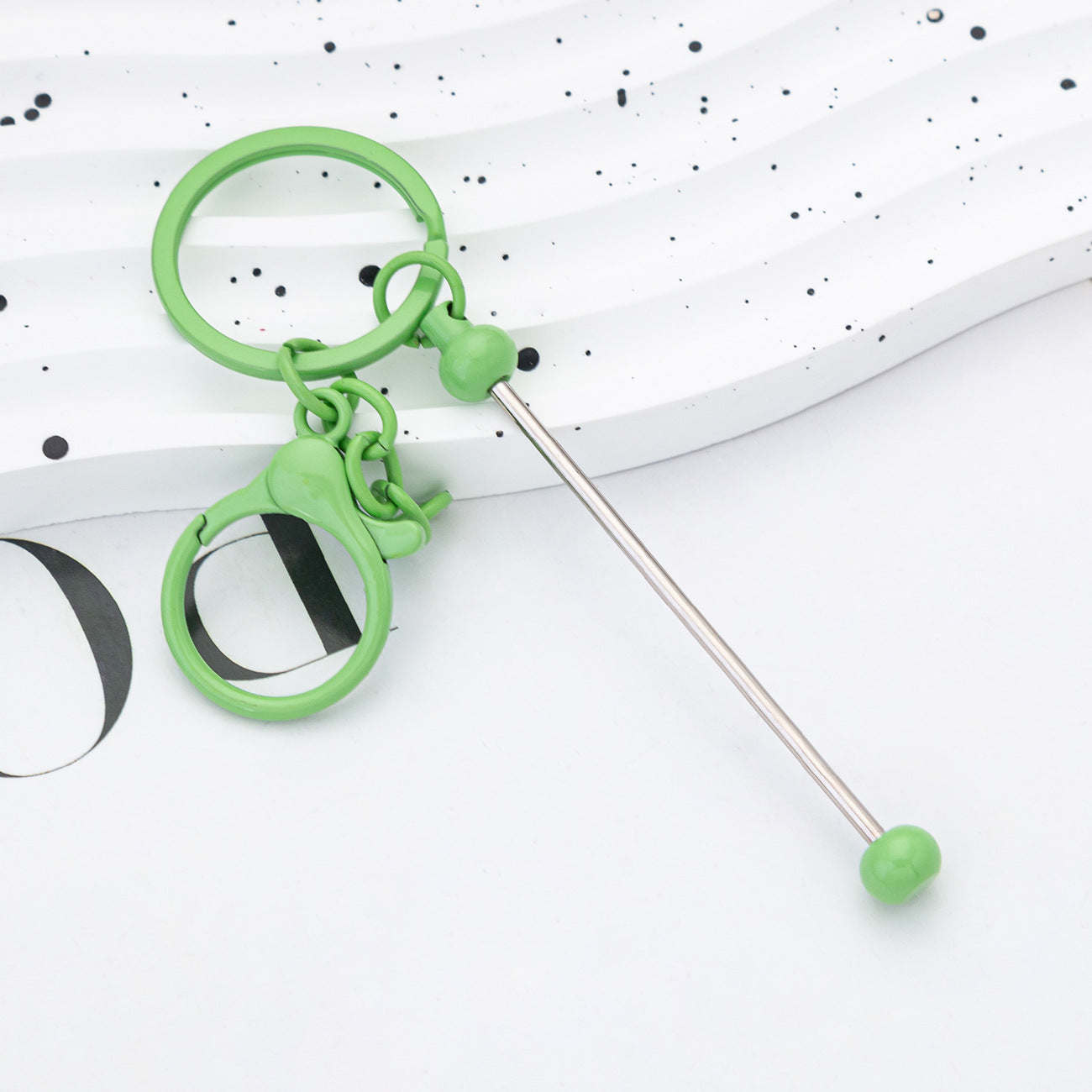 Gradual change Colored metal keychain