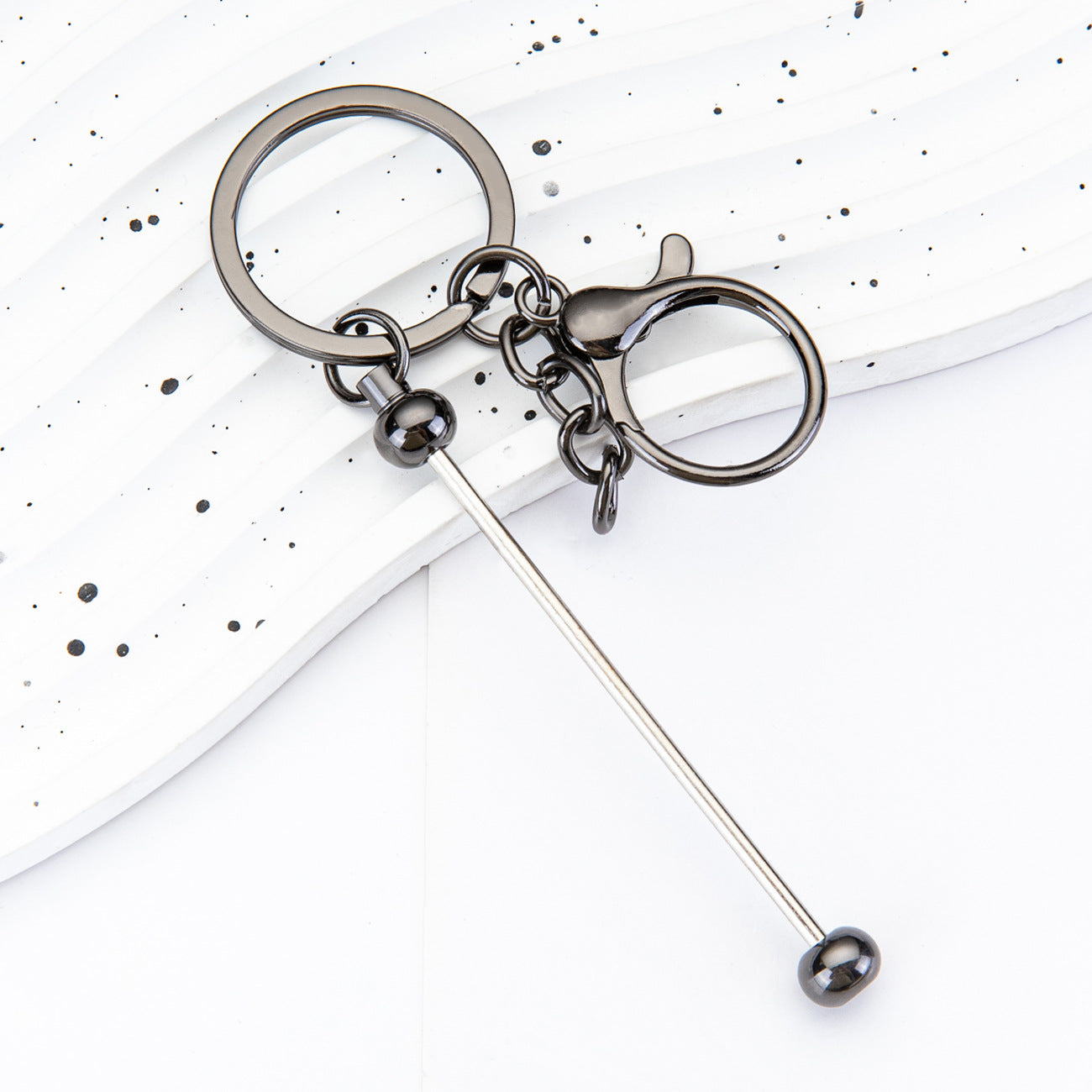 Gradual change Colored metal keychain