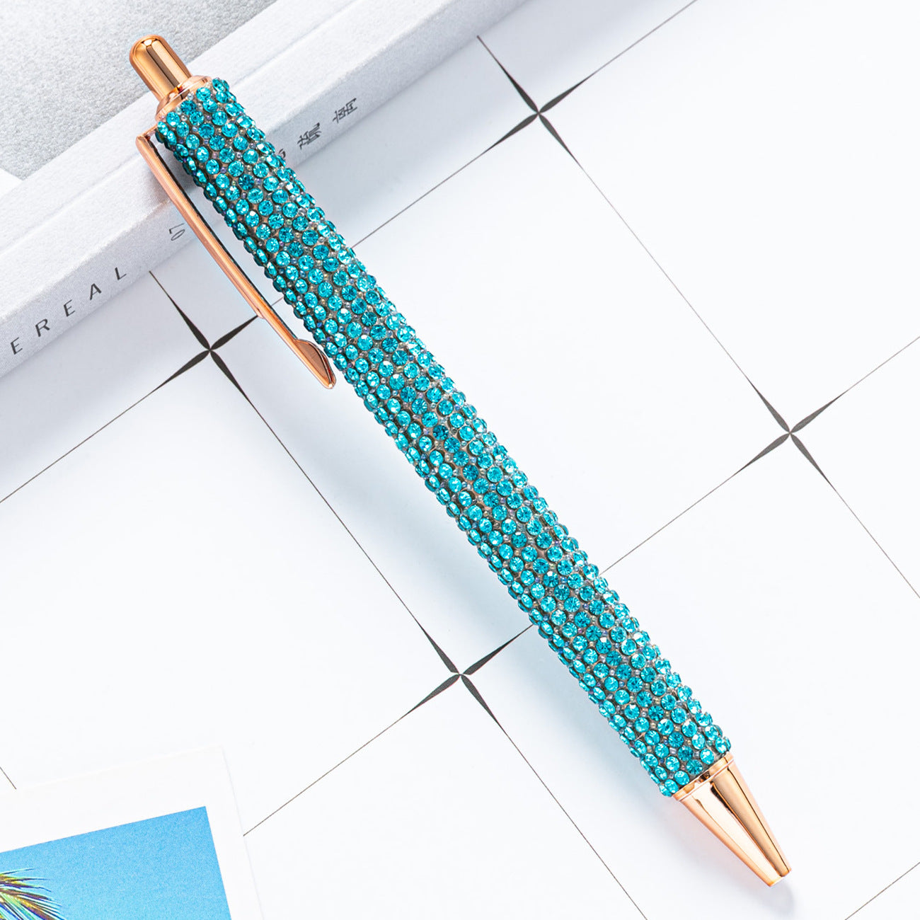 Press the rhinestone foreskin and press the pen (3pcs)