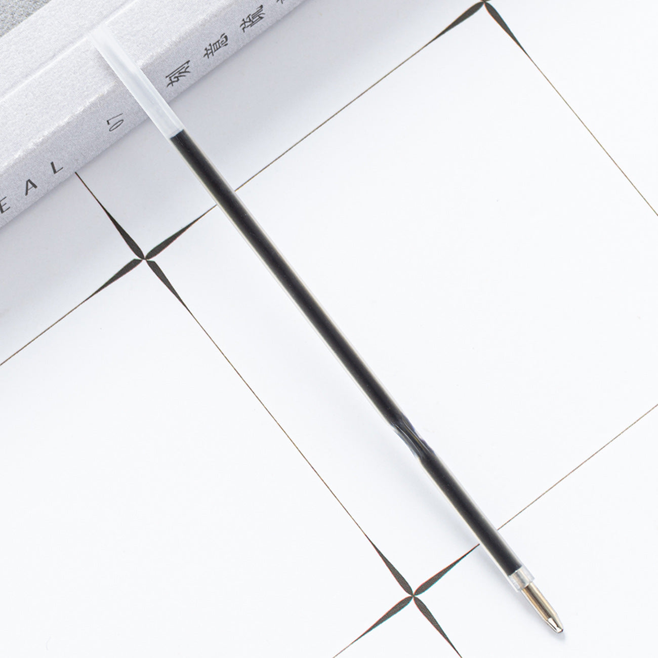 Office writing smooth 1.0mm bullet replacement plastic ballpoint pen core