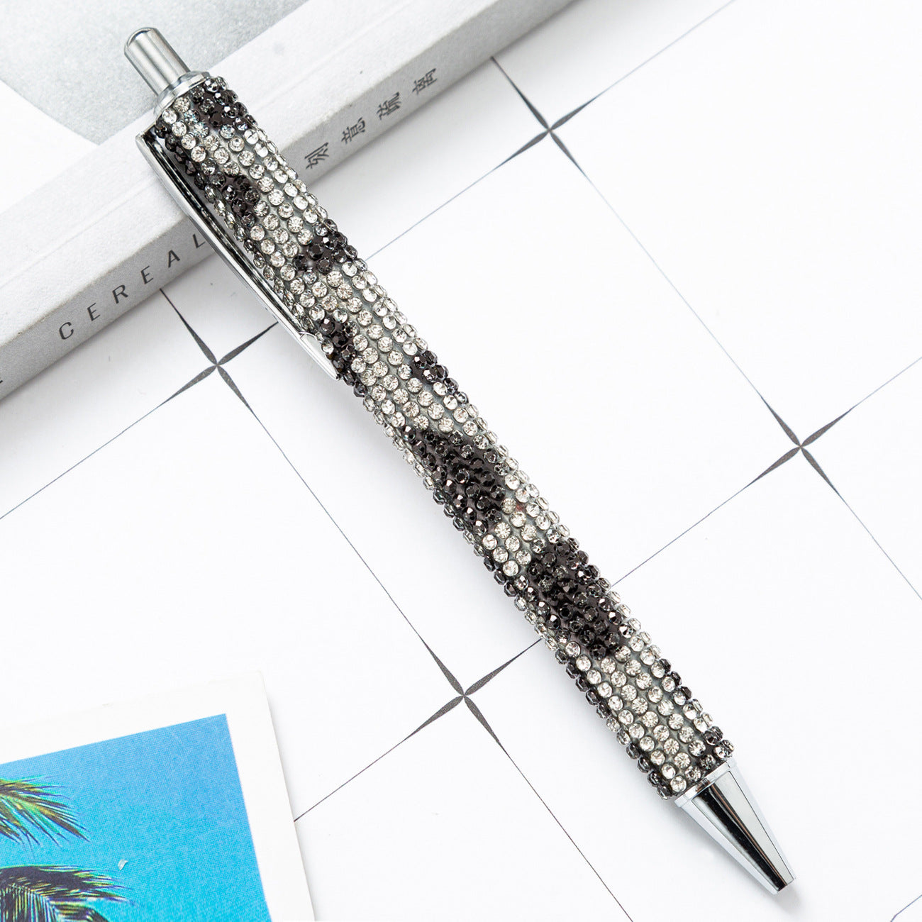 Press the rhinestone foreskin and press the pen (3pcs)