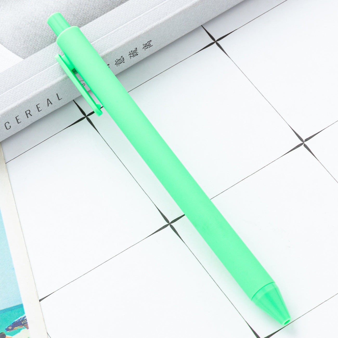 Press the plastic pen to print the logo creative candy, wholesale