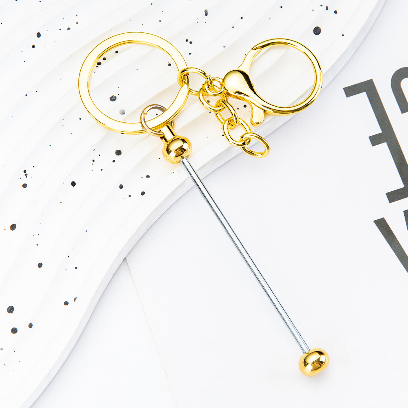 Gradual change Colored metal keychain
