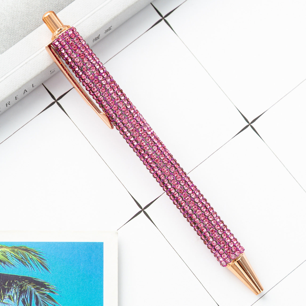 Press the rhinestone foreskin and press the pen (3pcs)