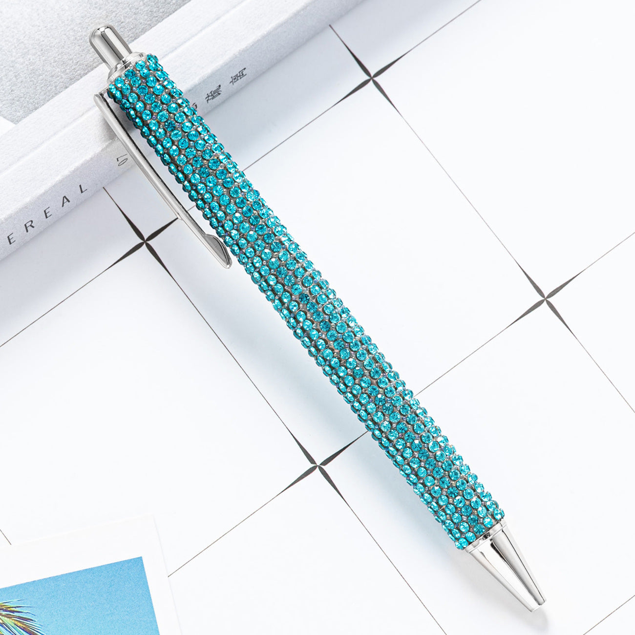 Press the rhinestone foreskin and press the pen (3pcs)