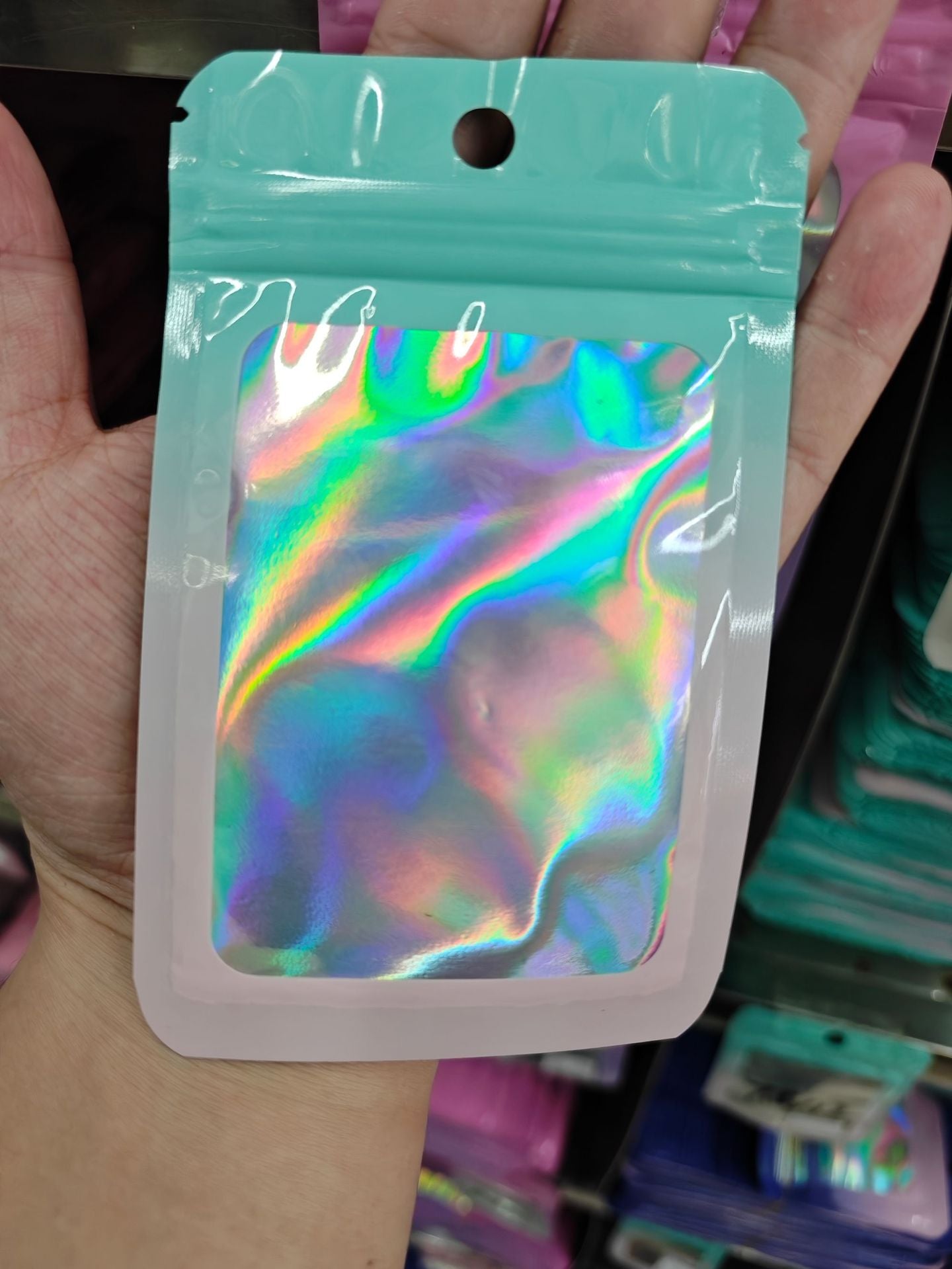 Laser ziplock bag