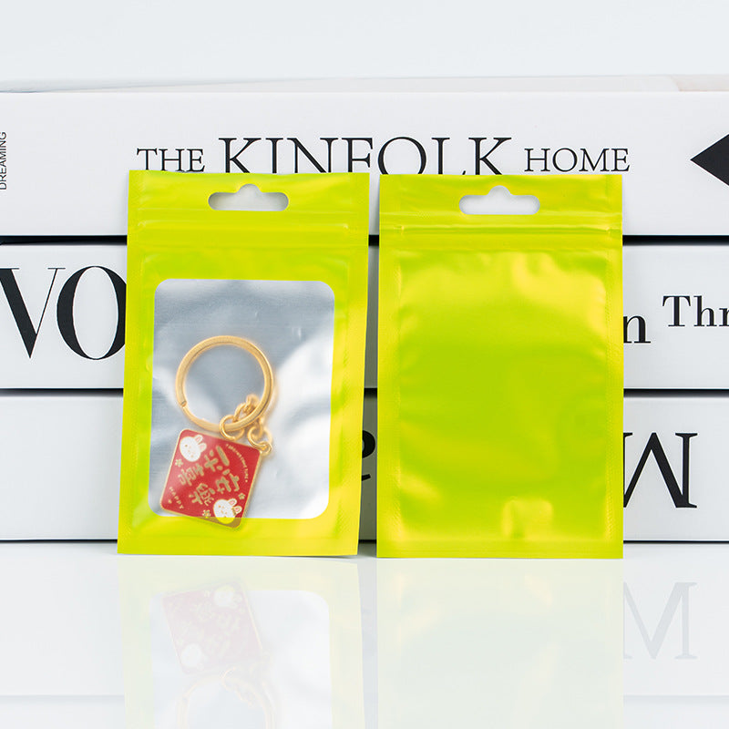 Frosted aluminum foil ziplock bag