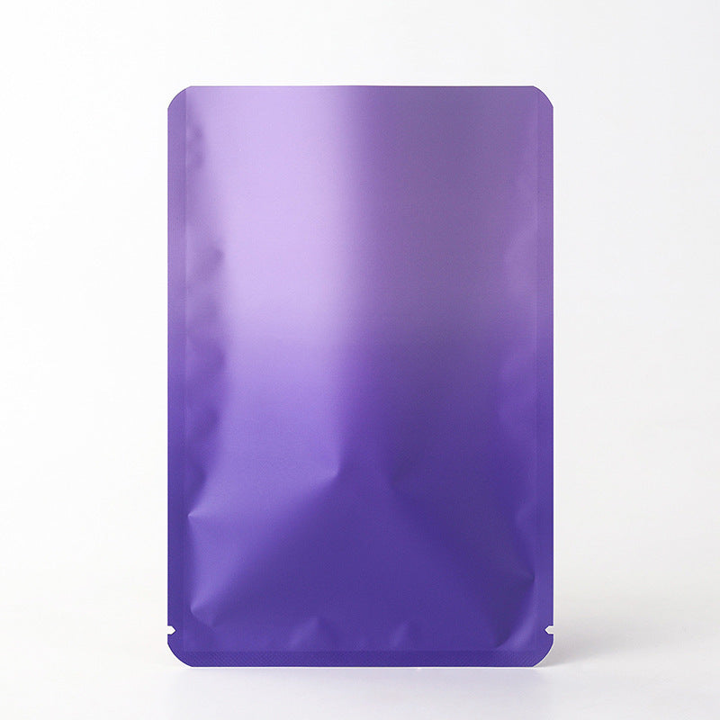 Double-sided color gradual change blind bag empty bag self-sealing live broadcast flat mouth sealing blind bag