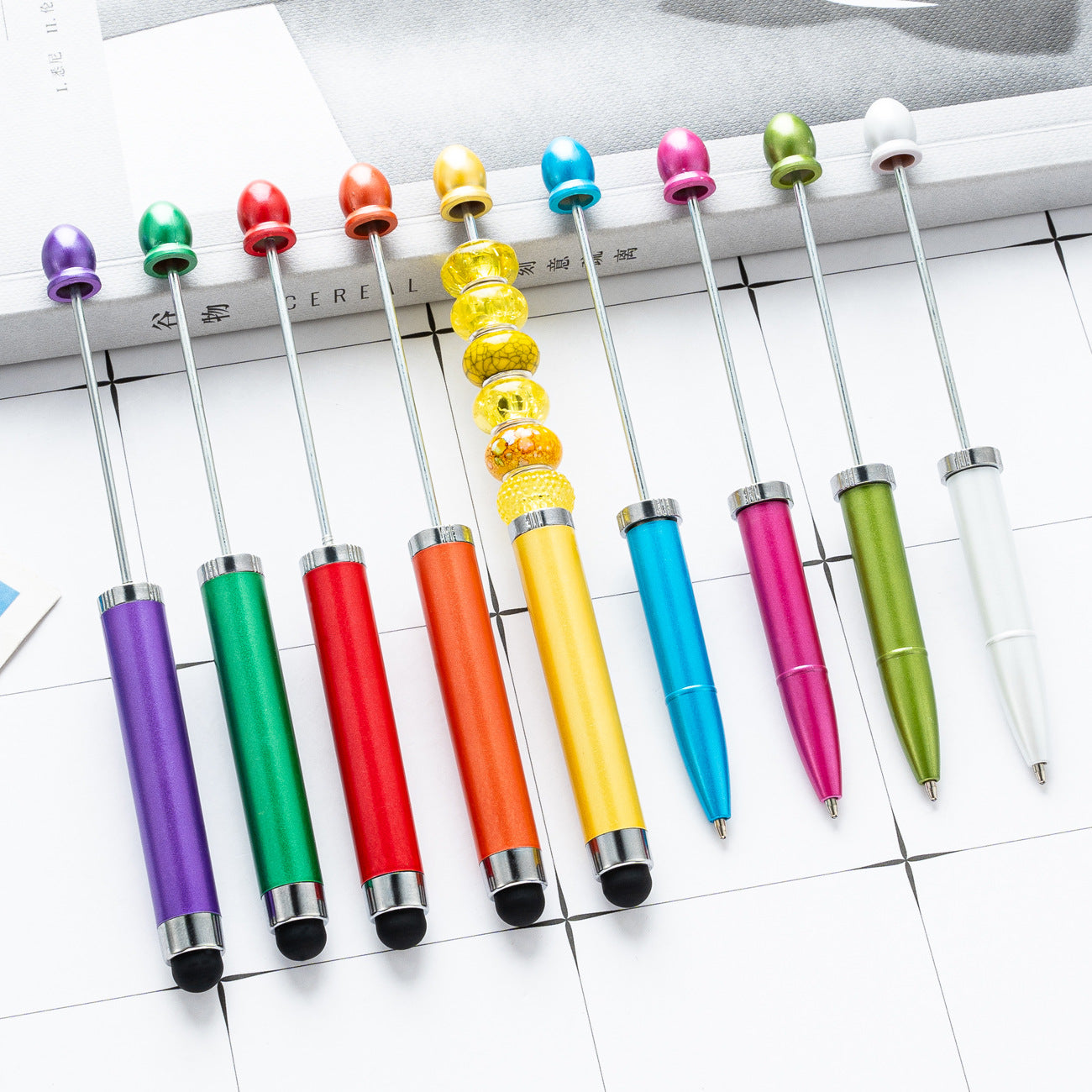 New DIY touch screen bead pen multi-function three-in-one (10pcs)